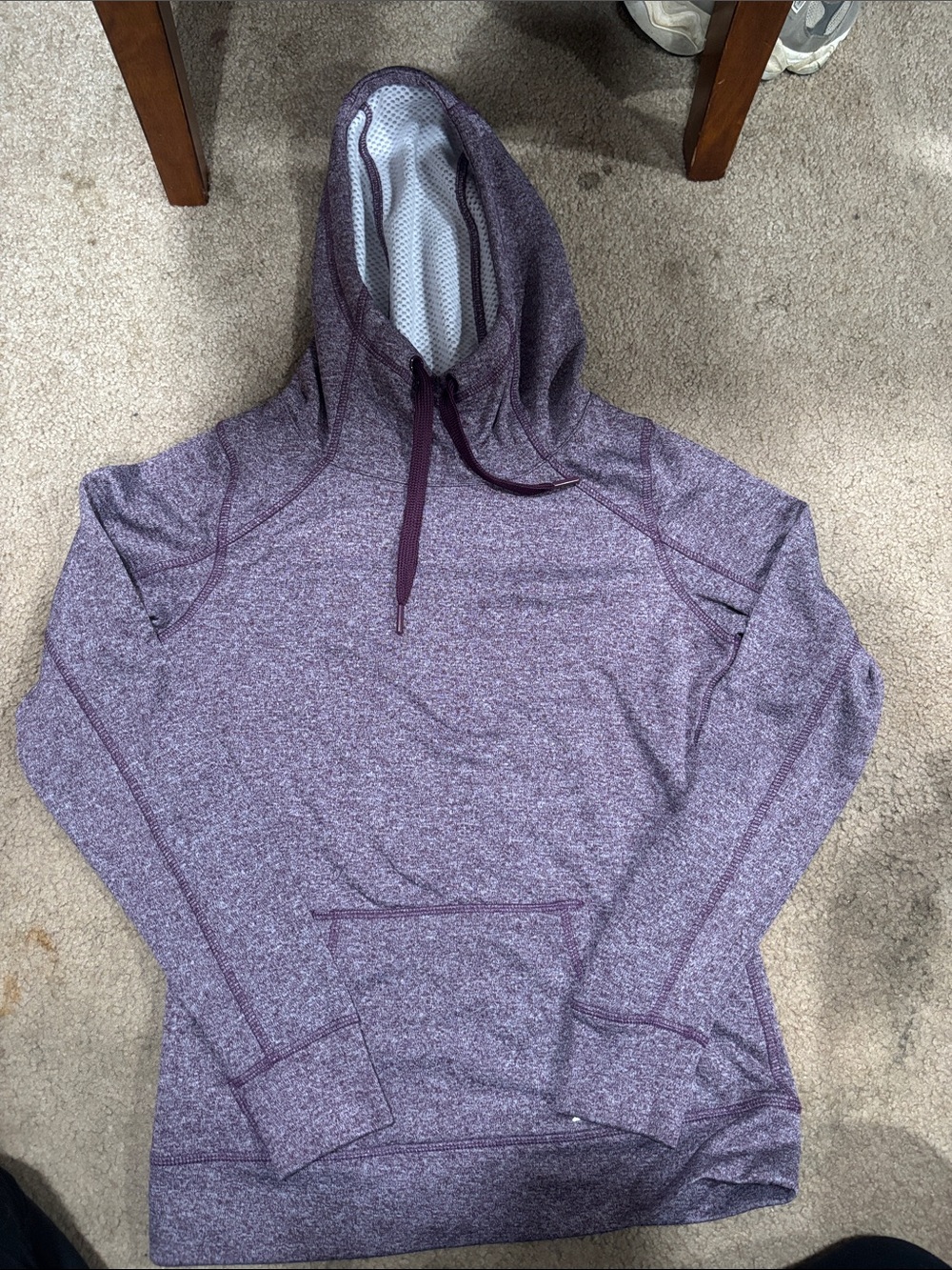 Avia Heathered Purple Pullover Hoodie